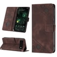 thumbnail image 1 of Compatible with Google Pixel 6 Pro Classic Embossed PU Leather Case with Card Holder Shockproof Cover, 1 of 5