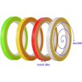 thumbnail image 3 of Cinta reflectante, 4 piezas 10 mm × 8 m Cinta reflectante Cinta impermeable, Advertencia de seguridad Adhesivo reflector de visibilidad (Rojo, Verde, Amarillo, Blanco), 3 of 5