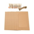 thumbnail image 1 of Lolmot Hanging Album Clip Kraft Paper Photo Frame Strings Rope Clips Sets 10pcs DIY Craft, 1 of 1