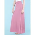 thumbnail image 4 of Made by Johnny Women's Fold-Over Maxi Skirt M PINK, 4 of 6