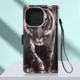thumbnail image 3 of For Iphone 14 Pro Painted Flat Texture Leather Case With Lanyard & Card Slot &,iPhone 13 Pro, 3 of 6