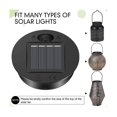 thumbnail image 5 of 8 Pcs Solar Lights Replacement Top Solar Lantern Parts Led Solar Panel Lantern Lid Lights For Outdo, 5 of 5