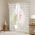 thumbnail image 3 of Castle Fairy Monogrammed Letter J Black Out Curtains for Teens Boys Girls,Kawaii Bow Curtains Pack Of 2 (42X63 Each),Chic Flower Rose Bedroom Curtains,Super Cozy Room Decor, 3 of 6