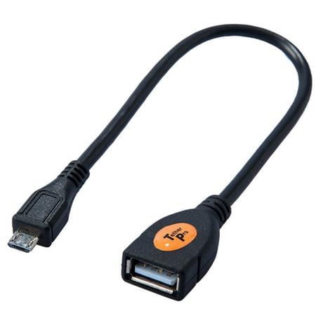 UPC: 0818307012059 | TetherPro 4.5  USB 2.0 Micro Male to USB Type A Female OTG Adapter for Many Phones and Tablets with a USB 2.0 Micro-B Port