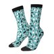 thumbnail image 1 of Fotbe Penguins Calcetas Largas con Estampado para Hombre y Mujer – Calcetas de Compresión Transpirables y Elásticas, Viajar y Uso Diario Talla 5-11, 1 of 6