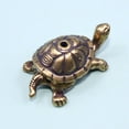 thumbnail image 2 of Turtle Figurine Brass Statue Animal Figurines Toys Home Office Decoration, 2 of 4