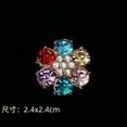 thumbnail image 2 of Botones con pedrería, botones con pedrería, clips desmontables para botones de camisa, botones de cristal elegantes para ropa, botones decorativos, estilo joyería, alta calidad, pedrería de, 2 of 8