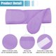 thumbnail image 4 of 4 diademas de spa, bandas de pelo suaves para mujer para lavado de cara, máscara facial de baño, yoga, morado claro, 4 of 7