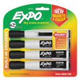 thumbnail image 1 of Sanford Ink 1944729 Magnetic Dry Erase Marker, Chisel Tip, Black - 4 per Pack, 1 of 1