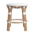 thumbnail image 3 of Butler Specialty Company Tabouret Rond en Rotin Tobias 18 Pouces - Blanc, 3 of 5