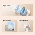 thumbnail image 3 of Ventilador De Escritorio Mini Abanico Pequeño Portátil Pamolo Ajustable, 3 of 7