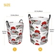 thumbnail image 5 of Balery Rabbit And Hedgehog Round Laundry Basket with Handles Waterproof Freestanding Laundry Hamper for Clothes Toys in the Dorm and Family-Medium, 5 of 8