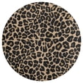 thumbnail image 3 of Golden Leopard Round Carpet Circle Rug Outdoor Patio Area Rug Washable Large Area Rugs Hallway Room Decor Fitness Mats, 3 of 8