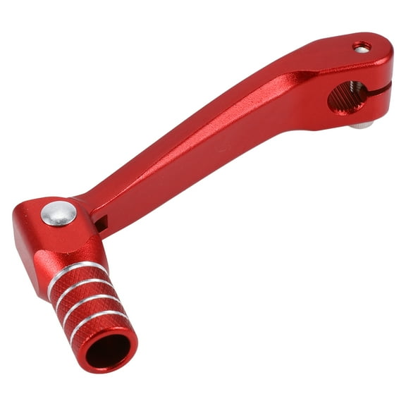 Unique Bargains Folding Motorcycle Gear Shifter Lever for Honda CRF150F 2003-2017 Aluminum Alloy Pedal Shift Lever Arm Red Lever Red Head with Silver Tone Ring