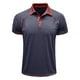 thumbnail image 5 of pstuiky Camisas de vestir de manga corta para hombre, Blusa de manga corta con cuello vuelto, transpirable, con botones y color liso para hombre camisas casuales para hombre xxl, 5 of 7