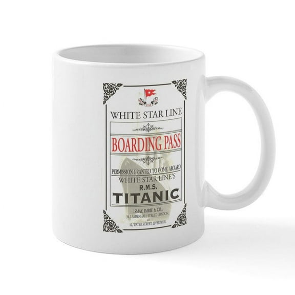 CafePress - Titanic Mugs - 11 oz Ceramic Mug - Novelty Coffee Tea Cup