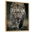thumbnail image 2 of Designart "Portrait Silent Cheetah Stalk III" Animals Floater Framed Canvas Art Print, 2 of 7