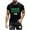 #152-Black, variant on Yaoyar Mens St. Patrick's Day Printed Short Sleeve T-Shirt Top Crewneck Casual Fashion T-shirt Short Sleeve Top Workout Tops Oversized T-Shirts Loose Fit