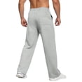 thumbnail image 5 of Akiihool Straight Pants for Men Men's Slim Fit Pocket Stretch Twill Pant Casual Winter Light Gray,M, 5 of 5