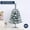 A, variant on 3 Ft Christmas Tree Green Tabletop Christmas Tree with Snow Flocked Mini Xmas Pine Tree with Plastic Stand for Indoor Outdoor Holiday Home Decoration