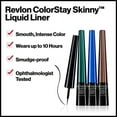 thumbnail image 3 of Revlon ColorStay Skinny Liquid Eyeliner, Waterproof, Smudgeproof, Longwearing Eye Makeup with Ultra-fine Tip, Mahogany Flame (303), 3 of 3