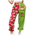 Women Grinch Sweatpants Christmas Sweatpants Grinch Printed Grinch