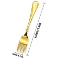 thumbnail image 2 of Jinsinto 8pcs Essential Dessert Forks, Stainless Steel,gold, 2 of 5