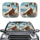 thumbnail image 2 of Balery Fresh Coconut Splash Parasol para parabrisas de coche de 2 piezas | Parasol plegable para parabrisas delantero de coche para la mayoría de sedanes-Large, 2 of 6