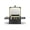 Black-Small, variant on Black Small Hard Travel Makeup Case with Detachable Lighted Mirror and Adjustable Dividers