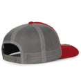thumbnail image 5 of Outdoor Cap SKRRT-01 Flame Embroidery Mesh Back Cap-Red-Dark-Grey, 5 of 8