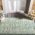 thumbnail image 2 of SAFAVIEH Courtyard Darin Botanical Indoor/Outdoor Area Rug, Green/Ivory, 2' x 3'7", 2 of 15