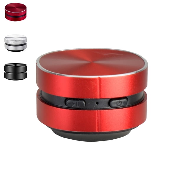 Echo Pod Speaker, Resonance Subwoofer, Portable Wireless with Suction Cup, for Bathroom Outdoor, Bluetooth Mini Speaker Bone Conduction(Red)