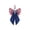 B, variant on HOARBOEG Patriotic Red White Blue Stars and Stripes Bow - 4th of July Decoration for Front Door, Wreath, Mailbox and Holiday Party Decor, American Flag Themed Bows