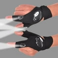 thumbnail image 2 of Gants de Pêche Demi-Doigt Lampe de Poche Led Étanche Lampe de Poche Extérieur Randonnée Camping Pêche Survie Éclairage Outil Main Droite Taille Unique, 2 of 6