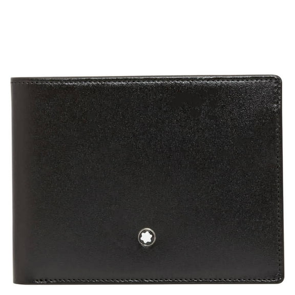 Montblanc Meisterstuck Leather 6cc Wallet In Black