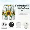 thumbnail image 5 of Fotbe Sunflowers (2) Men’s Swim Trunks Quick Dry Swim Shorts Board Shorts with Mesh Lining-Medium, 5 of 9