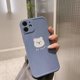 thumbnail image 2 of Compatible with iPhone 11 Case Cute Painted Design White Luck Bear for Women Girls Fashion Slim Soft Flexible TPU Rubber for iPhone 11-Blue Blue -, 2 of 4