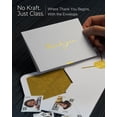 thumbnail image 4 of Tarjetas de agradecimiento ukee's de 32 unidades con relieve y foil dorado, 4 of 9