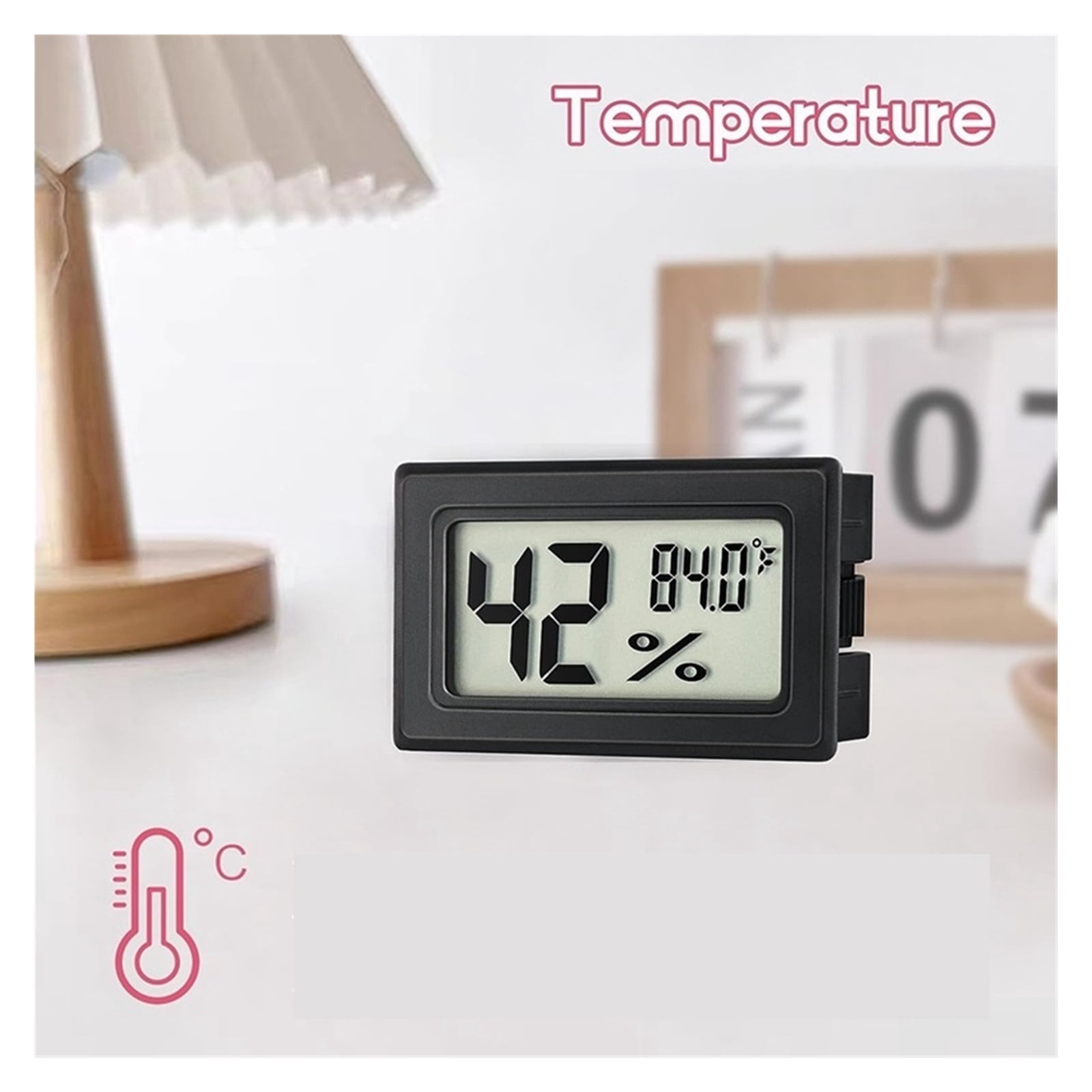 10Pack Mini Hygrometer Indoor Humidity Meter Digital Thermometers with () for Greenhouse,Garden ,Simple Operation