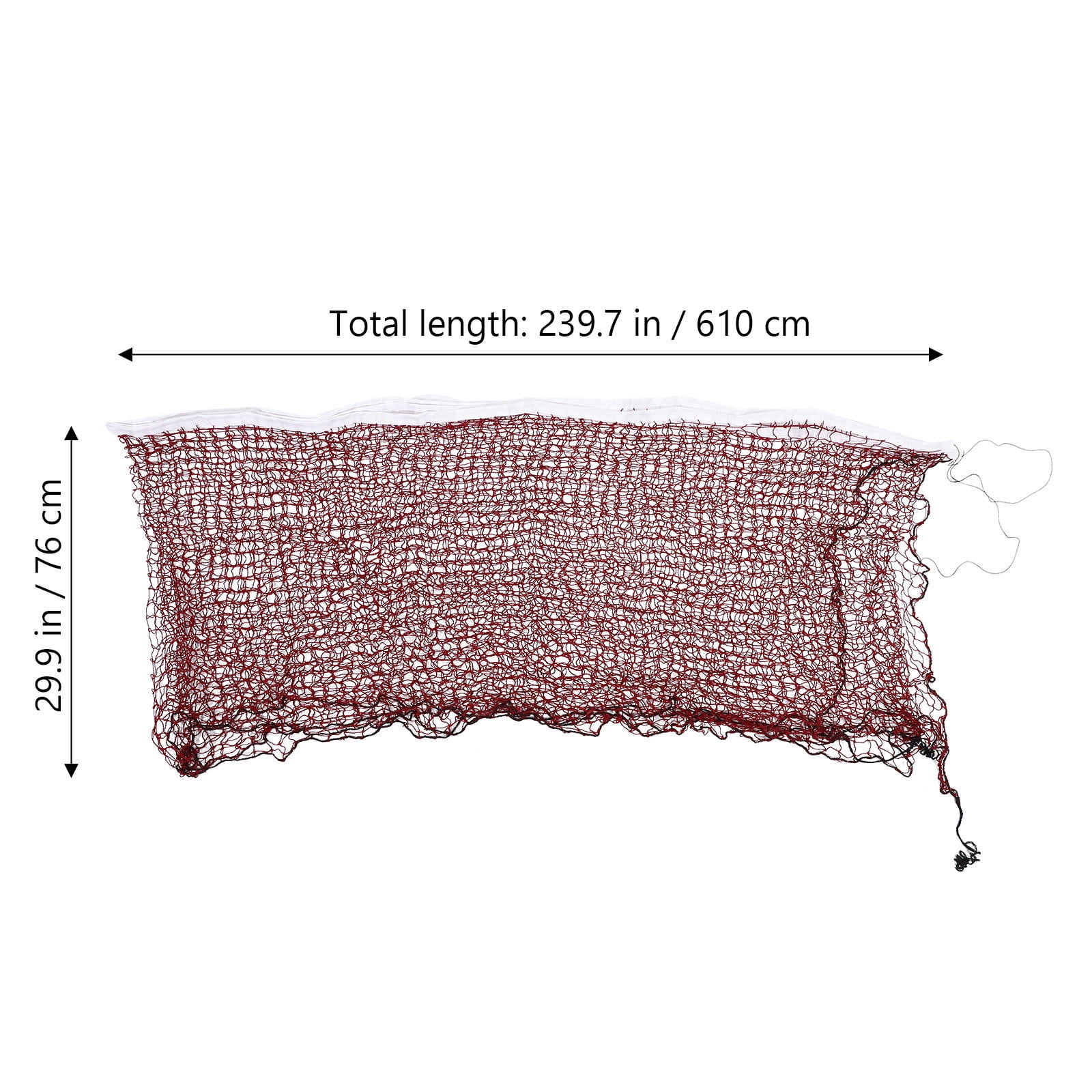 FOMIYES 2Pcs Portable Badminton Net Set with Poles Assorted Color Indoor and Outdoor Foldable Design