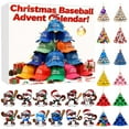 thumbnail image 2 of Countdown Sets for Deep 2D Baseball Advent Calendar 24 Piece Surprise Ornament Set for Indoor Outdoor, 2 of 6