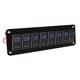 thumbnail image 5 of Panel de Interruptor de Palanca de Aluminio RV, Panel de Interruptor de Alternancia Led de Bote Marina 20a 30a Negro Oxidado 5Pin 8 Pandilla Para Autobús, 5 of 7