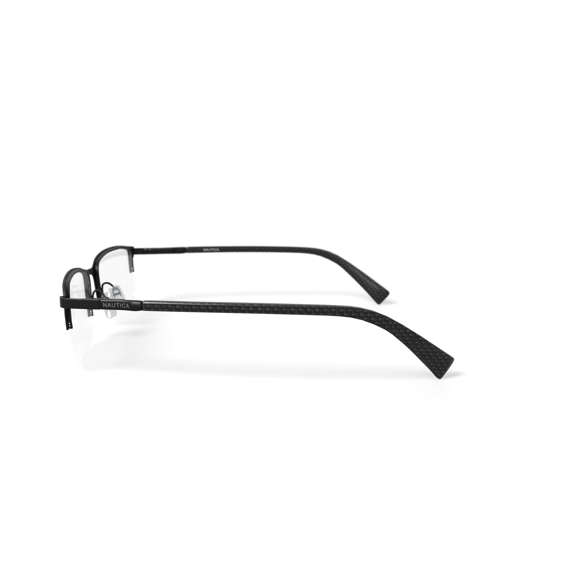 Nautica Men's N7281 Prescription Eyeglasses with Case, Gunmetal