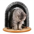 thumbnail image 5 of Cat Grooming Arch Brush And Scratching Toy, Arch-Shaped Brush With Scratching Surface For Cats, Self-Play And Grooming Solution For Indoor Cats, 5 of 8