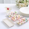 thumbnail image 5 of Efavormart 24 Pack | 5" Mini Rectangular Wheat Straw Fiber Snack Serving Trays, Biodegradable Appetizer Dessert Plates, 5 of 11