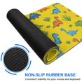 thumbnail image 6 of Long Mouse Pads for Desk,Yellow Dinosaur Plant Pattern Desk Mats on Top Of Desks, Desk Mouse Pad Extra Large with 3mm Non-Slip Base and Stitched Edge for Gaming,Office,Work,Home 31.5"x15.7", 6 of 6