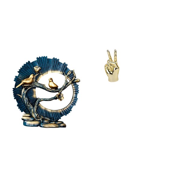 figurita de chuchería,Estatuilla artesanal escultura estatua de amor,Escultura de estatua,Estatuas y figuras con gestos de los dedos de la mano,Esculturas de mano creativas y modernas con