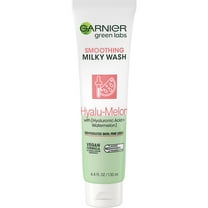 Garnier Green Labs Hyalu-Melon Smoothing Milky Washable Cleanser, 4.4 fl. oz.