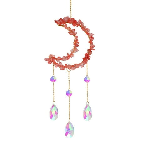 

Gravel moon crystal pendant horizontal room courtyard pendant
