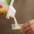 thumbnail image 4 of Bag Clips With Pour Spout Kitchen Food Storage Organizer Secure Seal For Flour Liquid Baby Food Easy Open Close Durable Clips 2PCS, 4 of 9